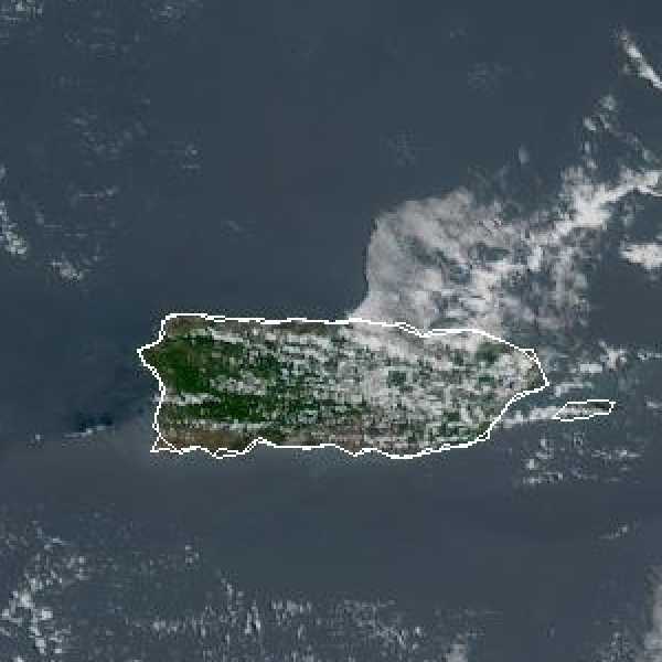météo tropicale : Image satellite .