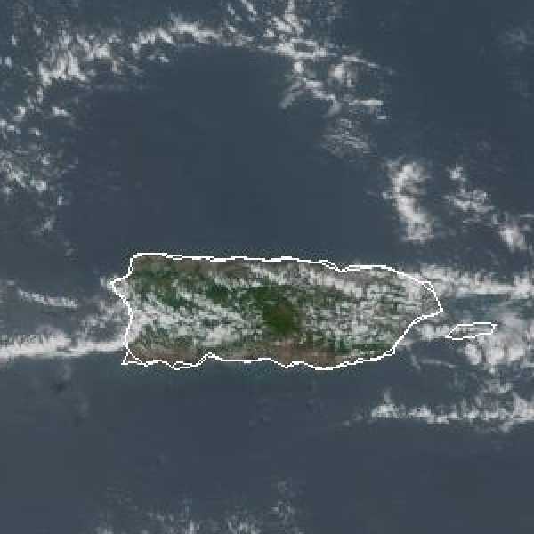 météo tropicale : Image satellite .