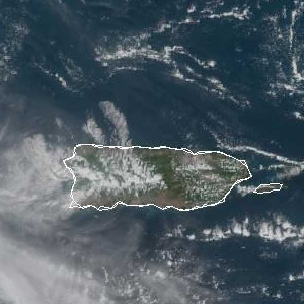 météo tropicale : Image satellite .