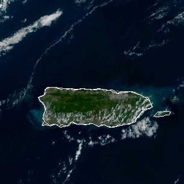 météo tropicale : Image satellite .