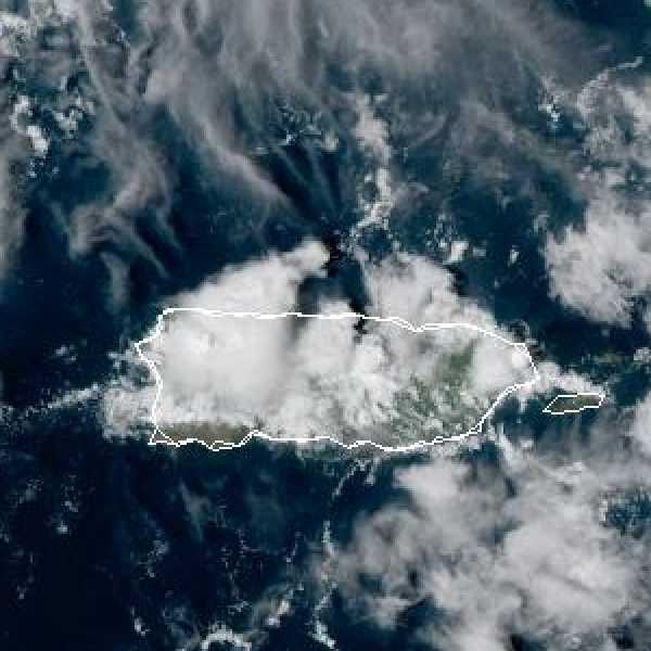 météo tropicale : Image satellite .