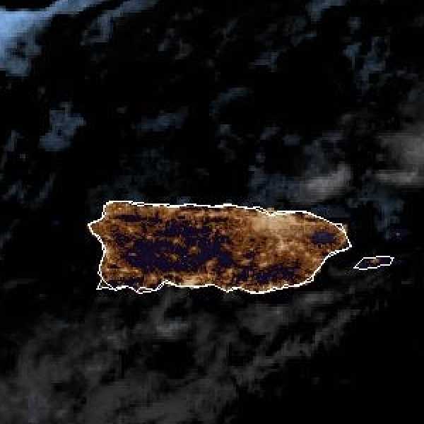 météo tropicale : Image satellite .