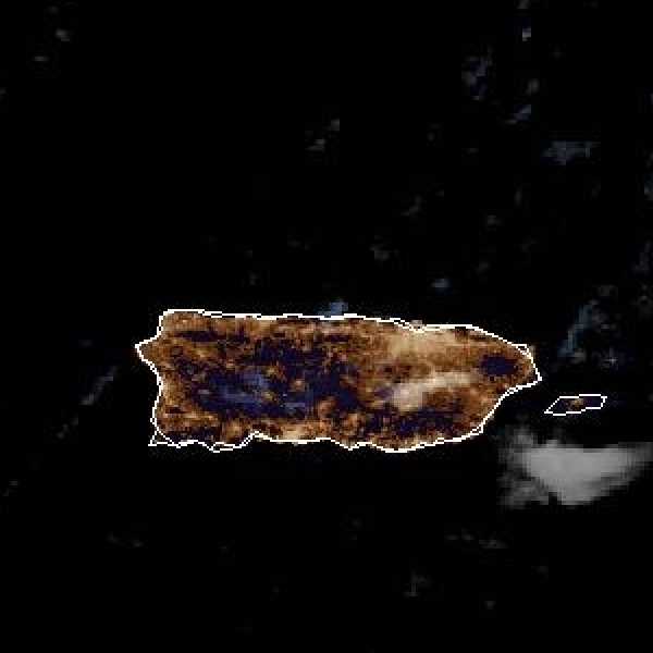 météo tropicale : Image satellite .