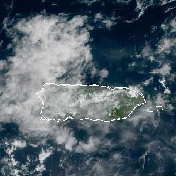 météo tropicale : Image satellite .
