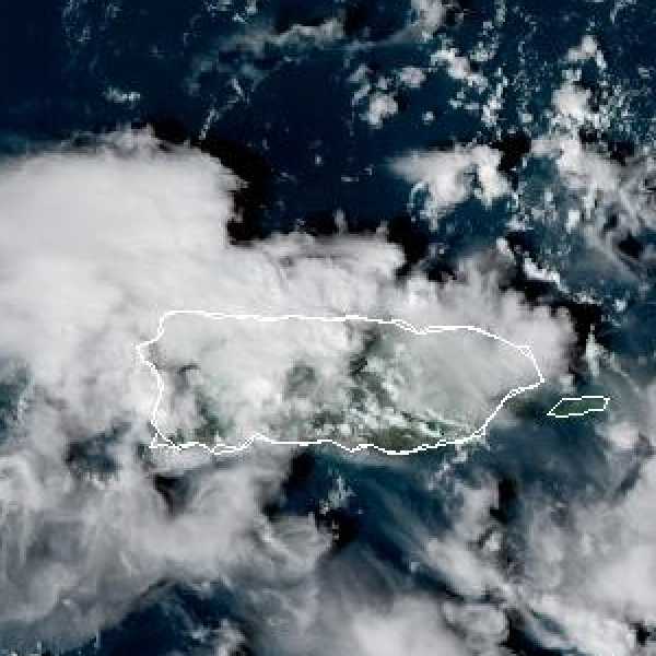 météo tropicale : Image satellite .