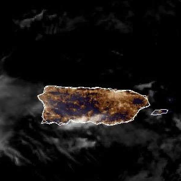 météo tropicale : Image satellite .