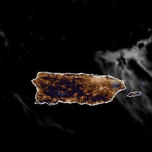 météo tropicale : Image satellite .