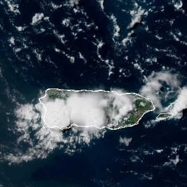 météo tropicale : Image satellite .