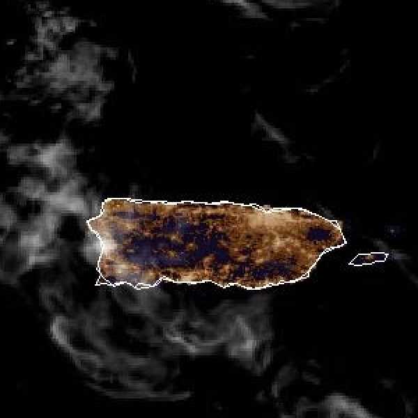 météo tropicale : Image satellite .