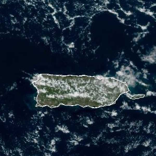 météo tropicale : Image satellite .