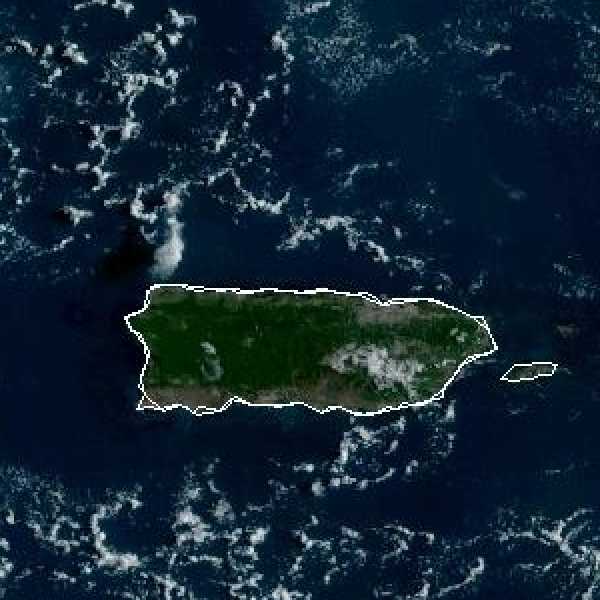 météo tropicale : Image satellite .
