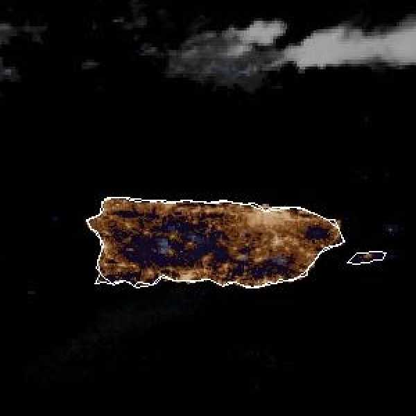 météo tropicale : Image satellite .