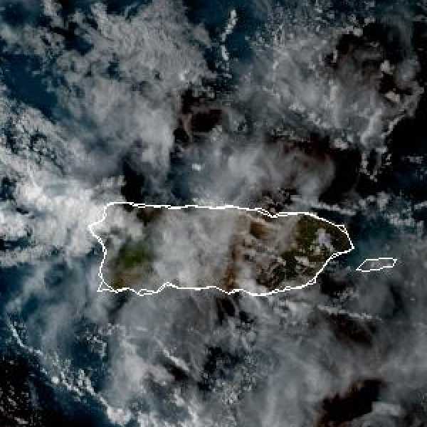 météo tropicale : Image satellite .