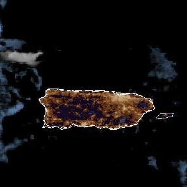 météo tropicale : Image satellite .