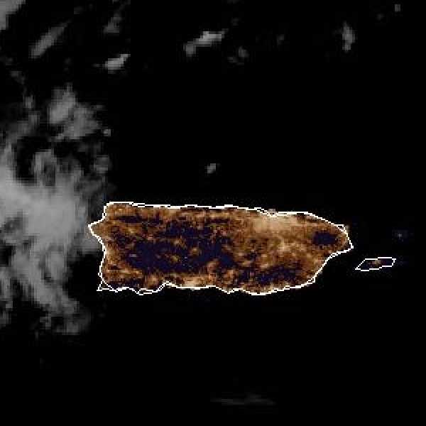 météo tropicale : Image satellite .