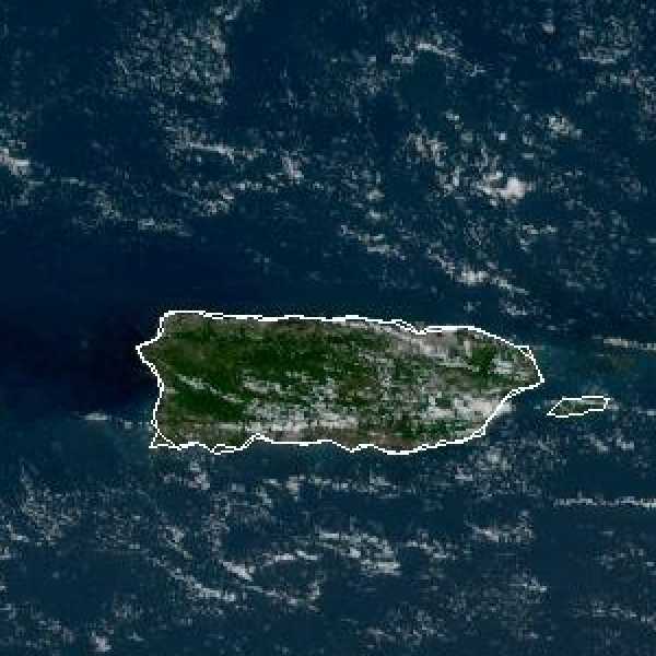 météo tropicale : Image satellite .