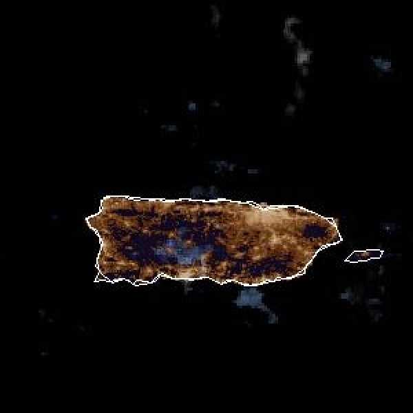 météo tropicale : Image satellite .