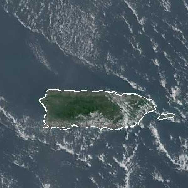 météo tropicale : Image satellite .