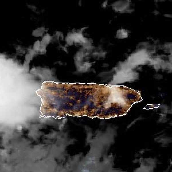 météo tropicale : Image satellite .