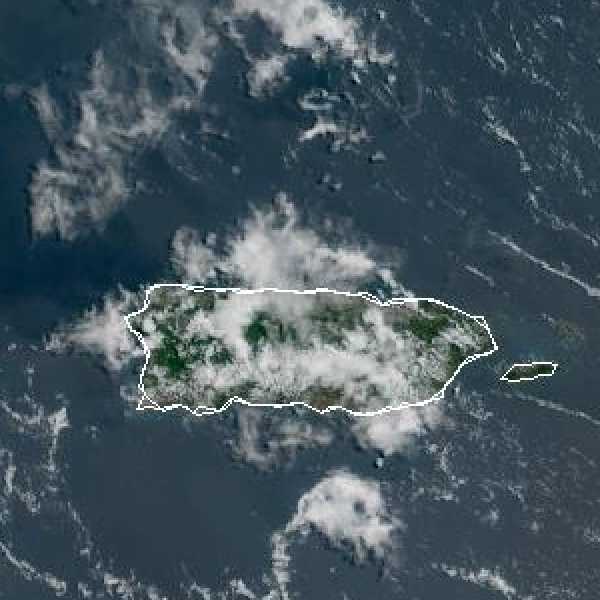 météo tropicale : Image satellite .