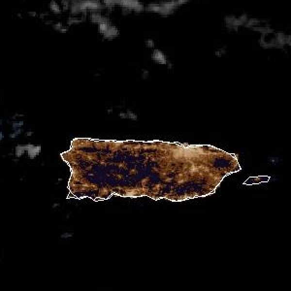 météo tropicale : Image satellite .