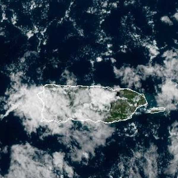 météo tropicale : Image satellite .