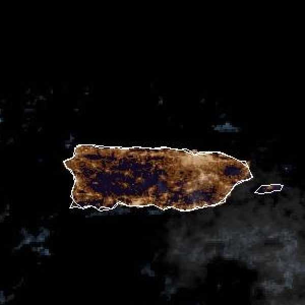 météo tropicale : Image satellite .