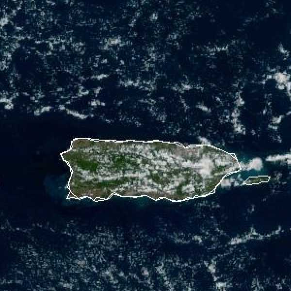 météo tropicale : Image satellite .