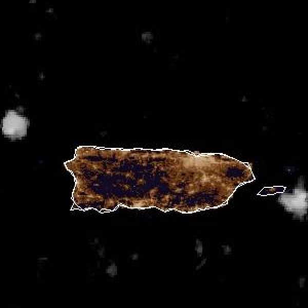 météo tropicale : Image satellite .