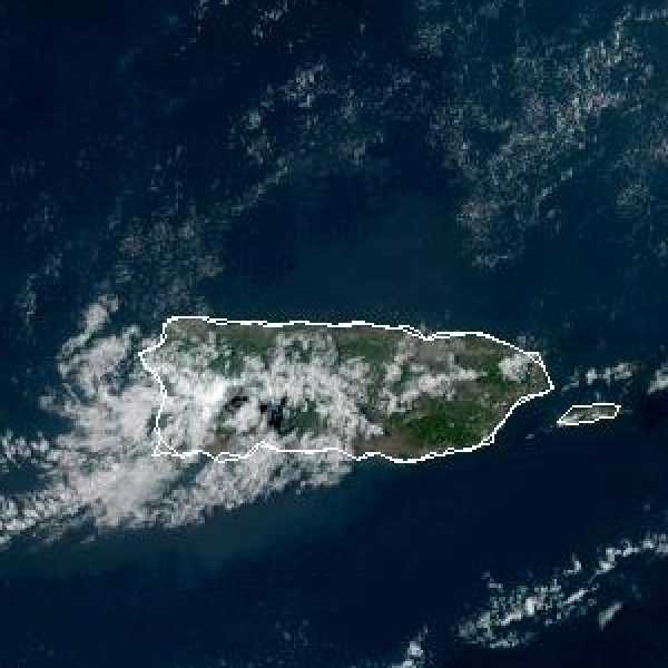 météo tropicale : Image satellite .