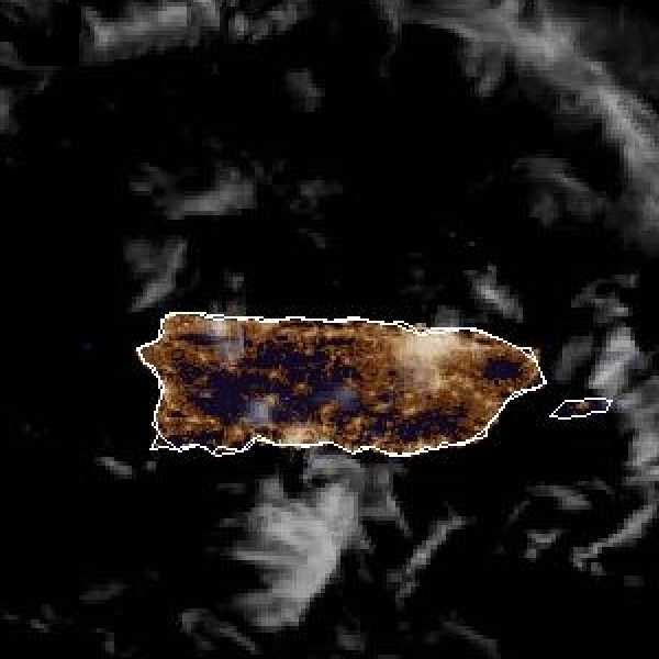 météo tropicale : Image satellite .