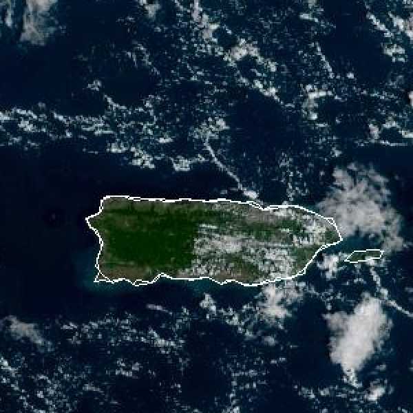 météo tropicale : Image satellite .