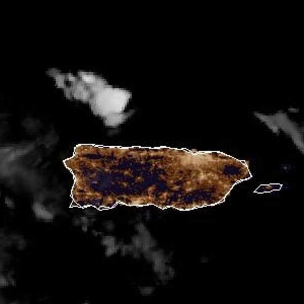 météo tropicale : Image satellite .
