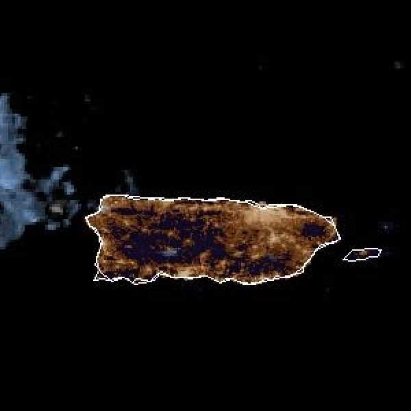 météo tropicale : Image satellite .