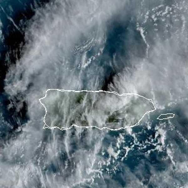 météo tropicale : Image satellite .