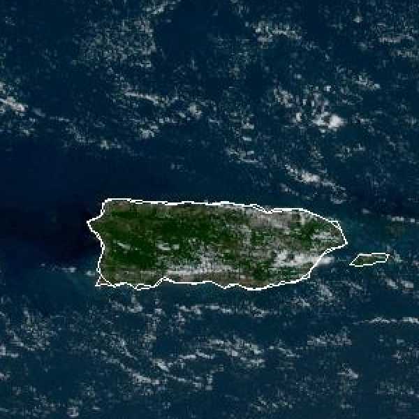 météo tropicale : Image satellite .