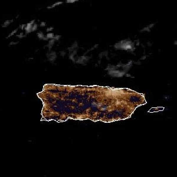 météo tropicale : Image satellite .