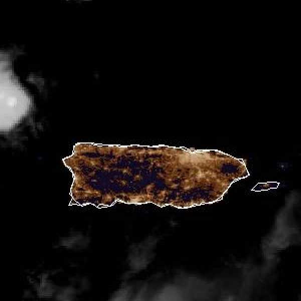 météo tropicale : Image satellite .