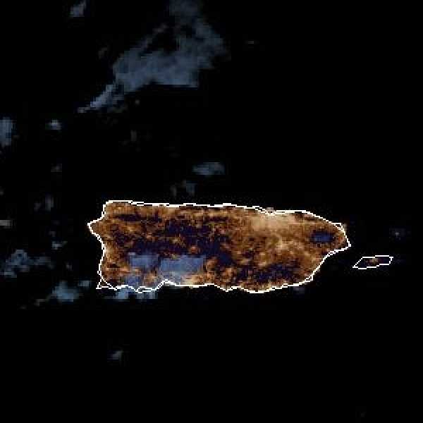 météo tropicale : Image satellite .