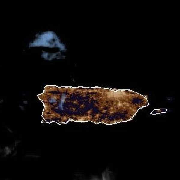 météo tropicale : Image satellite .