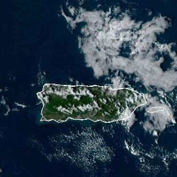 météo tropicale : Image satellite .