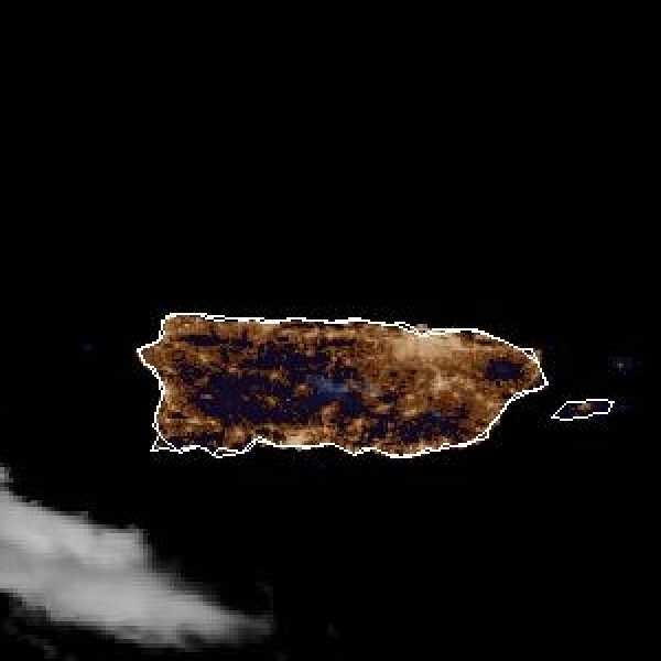 météo tropicale : Image satellite .