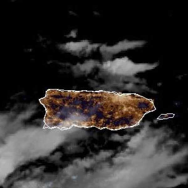 météo tropicale : Image satellite .