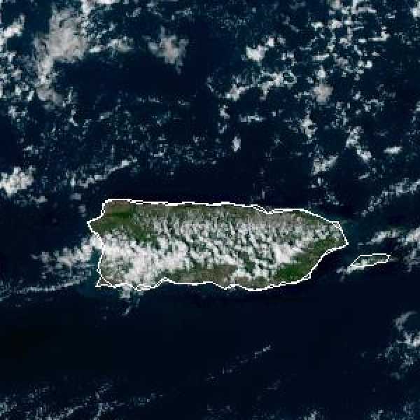 météo tropicale : Image satellite .