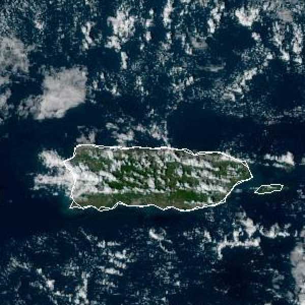 météo tropicale : Image satellite .