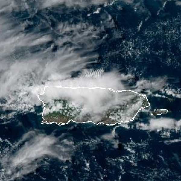 météo tropicale : Image satellite .
