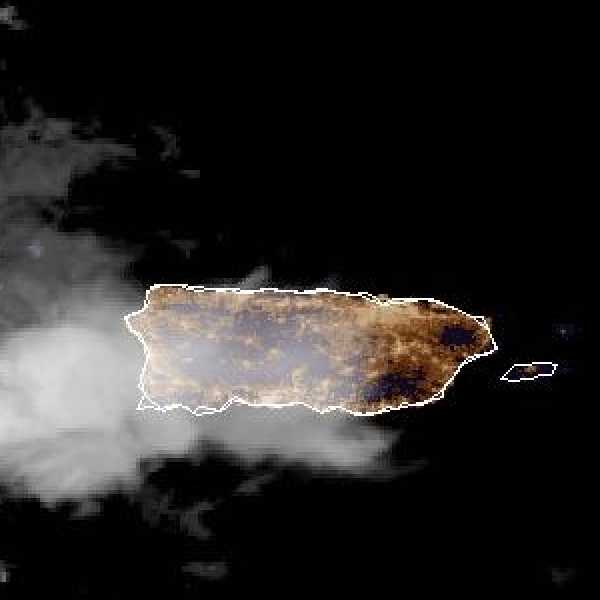 météo tropicale : Image satellite .