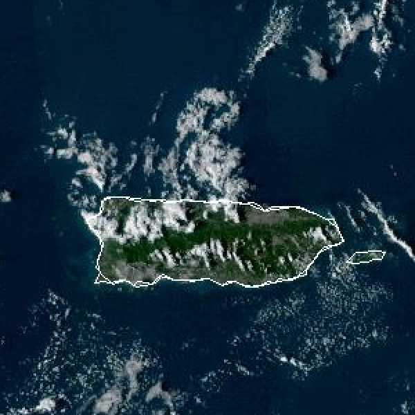 météo tropicale : Image satellite .