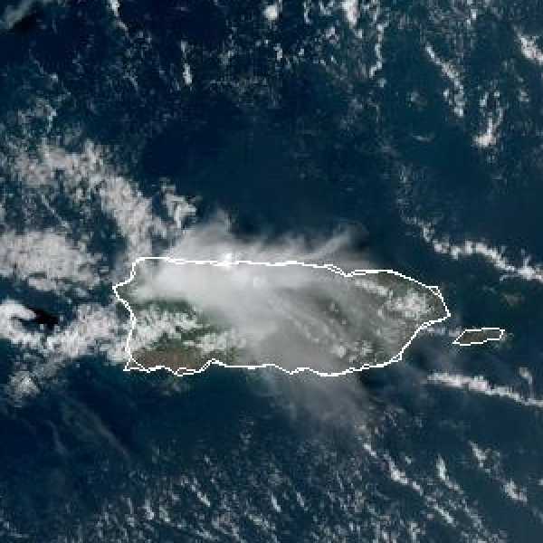météo tropicale : Image satellite .