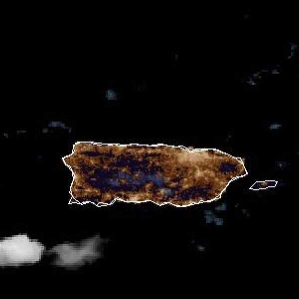 météo tropicale : Image satellite .